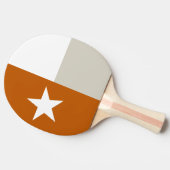 Oranje Texas Flag Tafeltennisbatje (Zijkant)