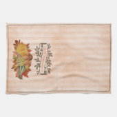 Oranje Thanksgiving Pompoenen en Squash Theedoek (Horizontaal)