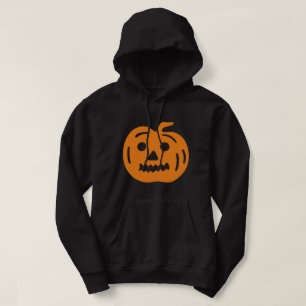 Oranje thema Jack-O-Lantern Pumpkin Halloween Hoodie