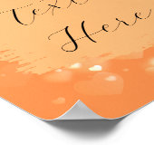 Oranje Thema Poster (Hoek)