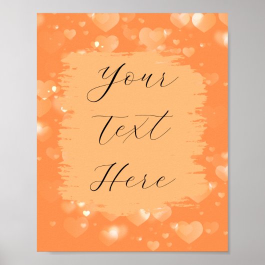 Oranje Thema Poster (Voorkant)