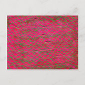 Oranje threads made green with envy briefkaart (Voorkant)