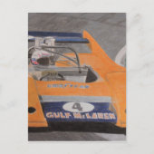 Oranje Thunder Briefkaart (Voorkant)