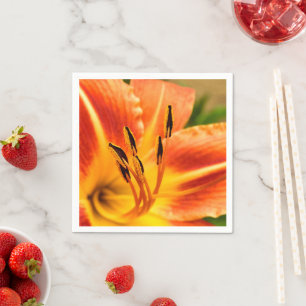 Oranje Tiger Lily Paper Napkins Servet