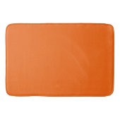Oranje Tijger Effen Kleur Badmat (Voorkant)