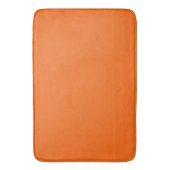 Oranje Tijger Effen Kleur Badmat (Voorkant Verticaal)
