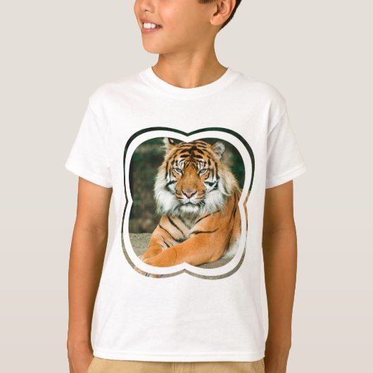 Oranje tijger Kind T-shirt (Voorkant)