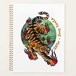 Oranje tijger planner