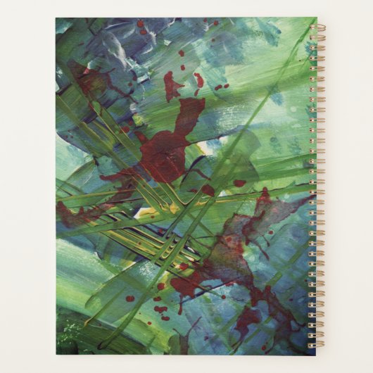 Oranje tijger planner (Achterkant)