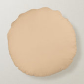 Oranje Tijger Rond Kussen (Achterkant)
