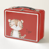 Oranje Tijger Safari Dier (Voorkant)
