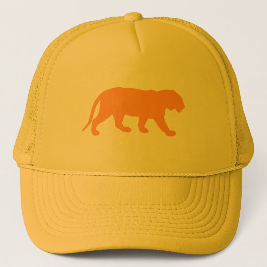 Oranje tijger trucker pet (Voorkant)