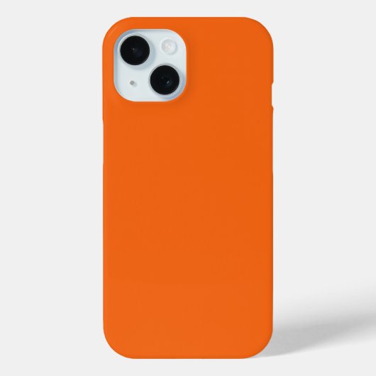 Oranje tijger, vaste kleur Case-Mate iPhone case (Achterkant)