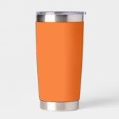 Oranje tijger, vaste kleur geïsoleerde drinkbeker (Links)