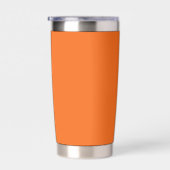 Oranje tijger, vaste kleur geïsoleerde drinkbeker (Rechts)