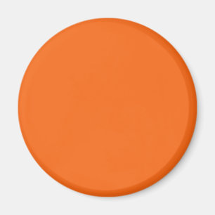 Oranje tijger, vaste kleur magneet