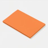 Oranje tijger, vaste kleur post-it® notes (Schuin)