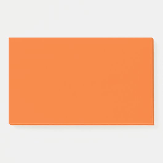 Oranje tijger, vaste kleur post-it® notes (Voorkant)
