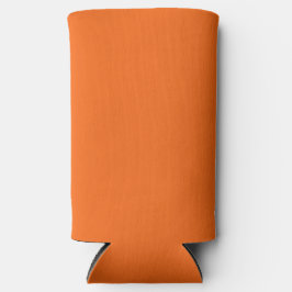 Oranje tijger, vaste kleur seltzer blikjeskoeler