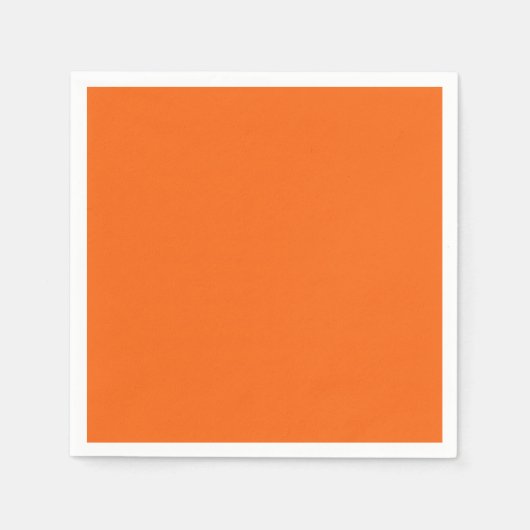Oranje tijger, vaste kleur servet (Voorkant)