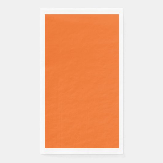 Oranje tijger, vaste kleur servet (Voorkant)