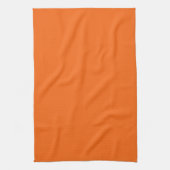 Oranje tijger, vaste kleur theedoek (Verticaal)