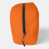 Oranje tijger, vaste kleur toilettasje (Rechts)