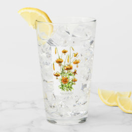 Oranje tijgergelingen glas