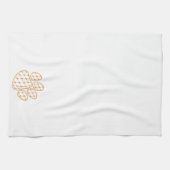 Oranje tijgerpoot theedoek (Horizontaal)