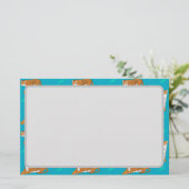 Oranje Tijgers Briefpapier (Staand voorkant)