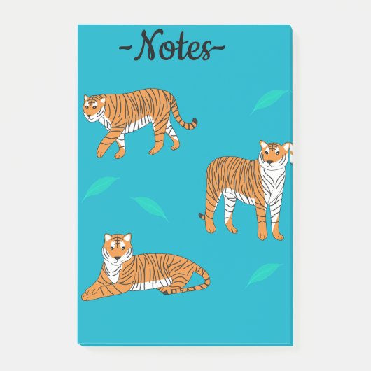 Oranje Tijgers Post-it® Notes (Voorkant)