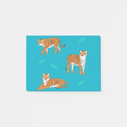 Oranje Tijgers Post-it® Notes (Voorkant)
