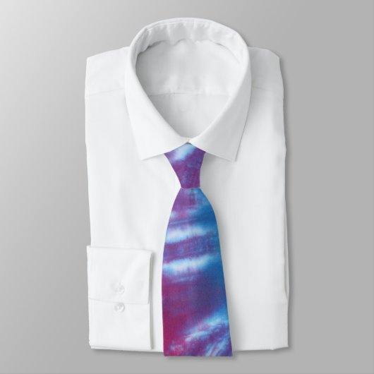 Oranje Tip Tie Dye Necktie Stropdas (Gebonden)