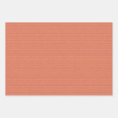 Oranje Tone Wrapping Paper Set van 3 Design (Voorkant)
