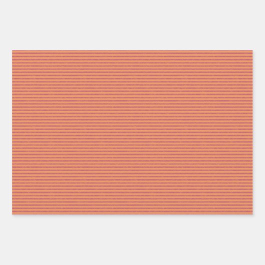 Oranje Tone Wrapping Paper Set van 3 Design (Voorkant)