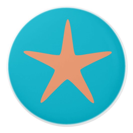 Oranje toneeltonijn met tarcijs keramische knop (Voorkant)