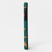 Oranje tongpatroon Case-Mate iPhone case (Achterkant/links)