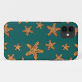 Oranje tongpatroon Case-Mate iPhone case (Achterkant (horizontaal))