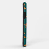 Oranje tongpatroon Case-Mate iPhone case (Achterkant/rechts)