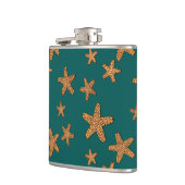 Oranje tongpatroon heupfles (Links)