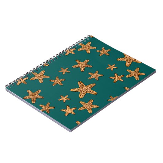 Oranje tongpatroon notitieboek (Linkerzijde)