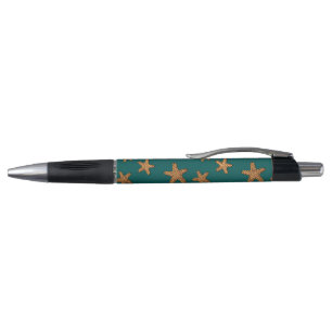 Oranje tongpatroon pen