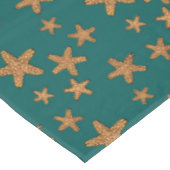 Oranje tongpatroon tafelkleed (Gekanteld)