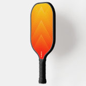 Oranje tot geel meetkundig omgrenzingsprofiel pickleball paddle (Links)
