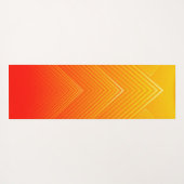 Oranje tot geel meetkundig omgrenzingsprofiel yogamat (Achterkant (horizontaal))