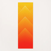 Oranje tot geel meetkundig omgrenzingsprofiel yogamat (Voorkant)