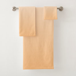 Oranje tot Witte Verloopkleuren Bad Handdoek