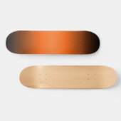 Oranje tot zwarte verloopskateboard skateboard (Horizontaal)