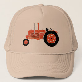 Oranje tractorPet Trucker Pet