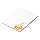 Oranje tram notitieblok (Linkerzijde)